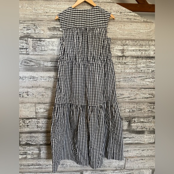 Everlane Black and White Gingham Dress - Picture 3 of 6